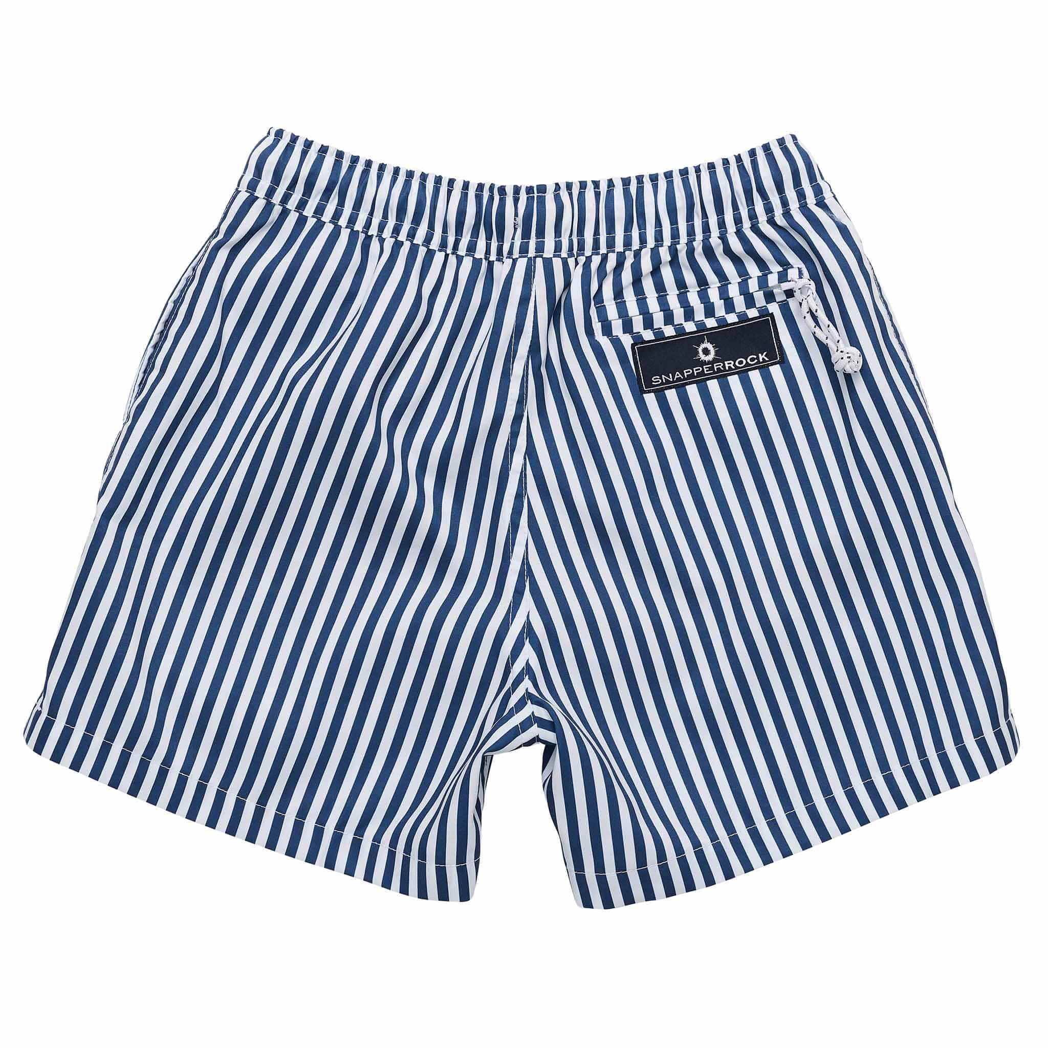 Denim Stripe Comfort Lined Swim Short - Image 6