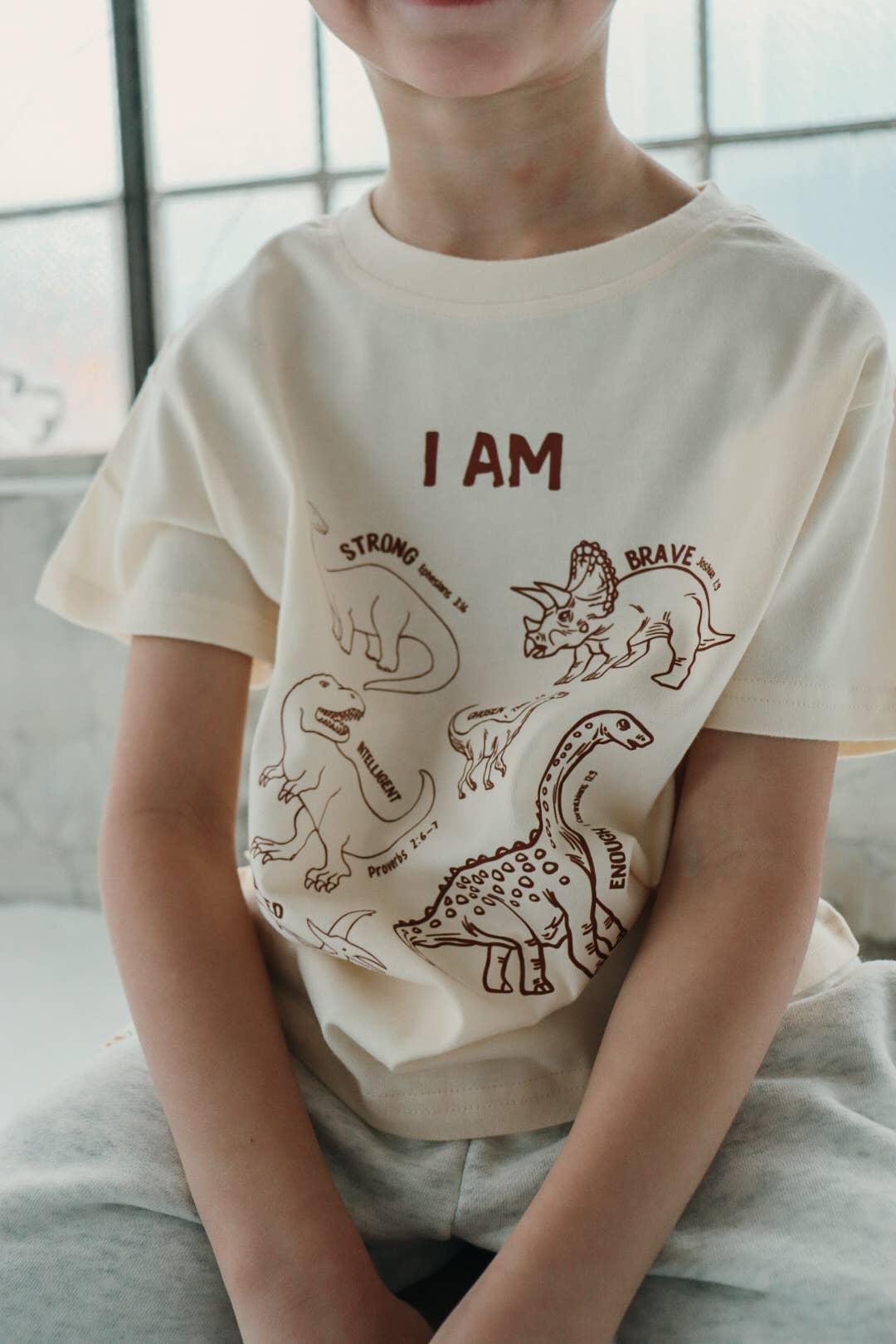Dino Affirmation Short Sleeve T-Shirt - Image 3