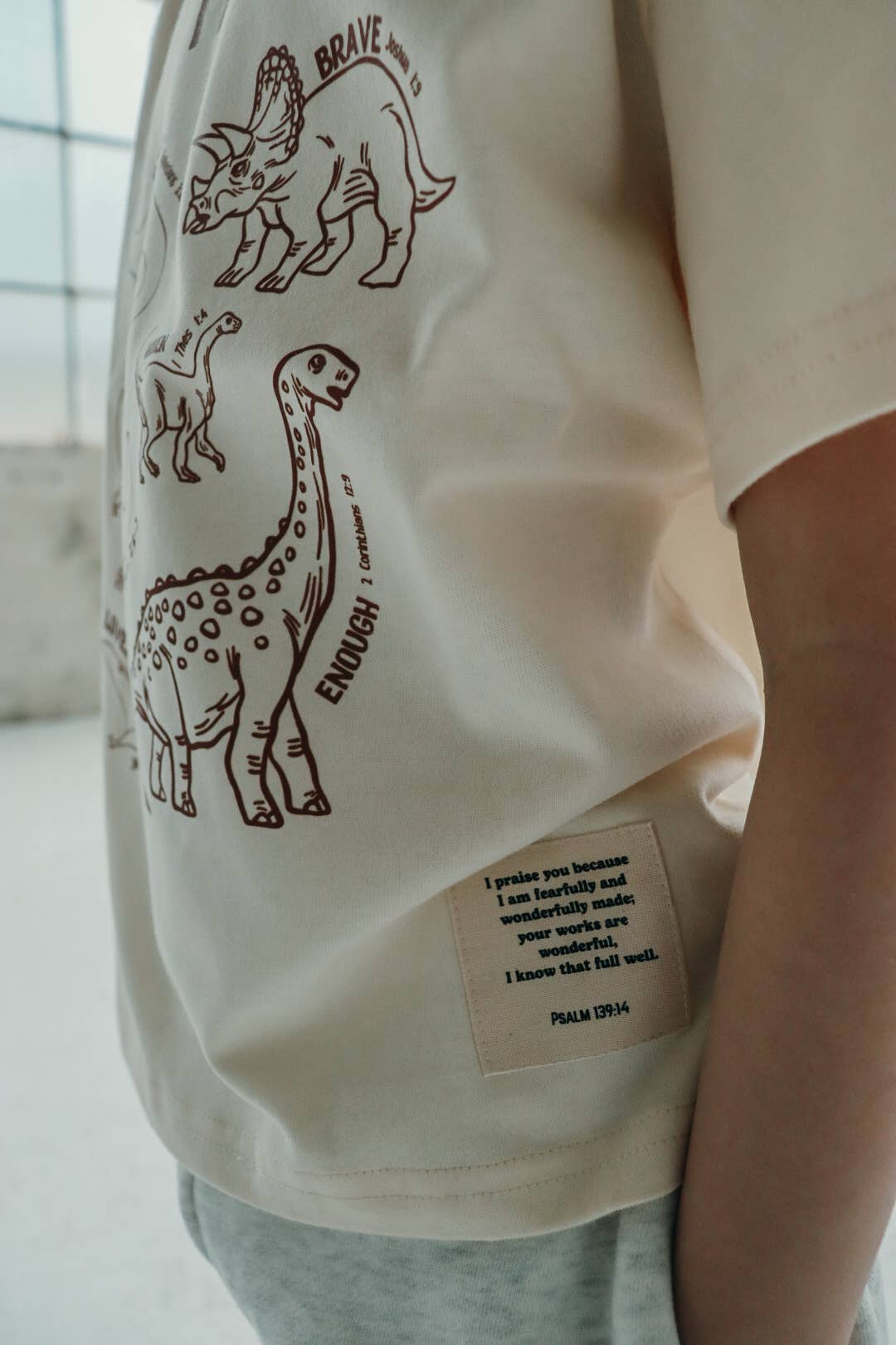 Dino Affirmation Short Sleeve T-Shirt - Image 4