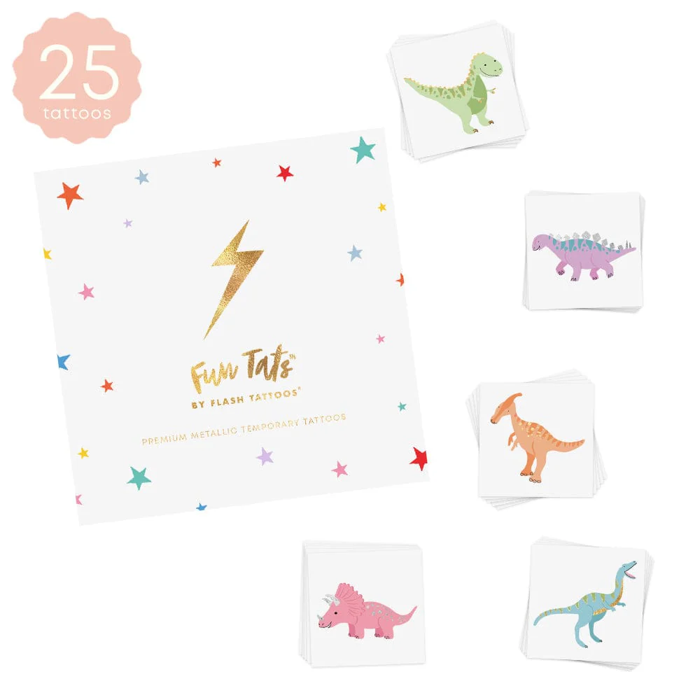 Dinosaur Variety Temporary Tattoos Set - Image 3