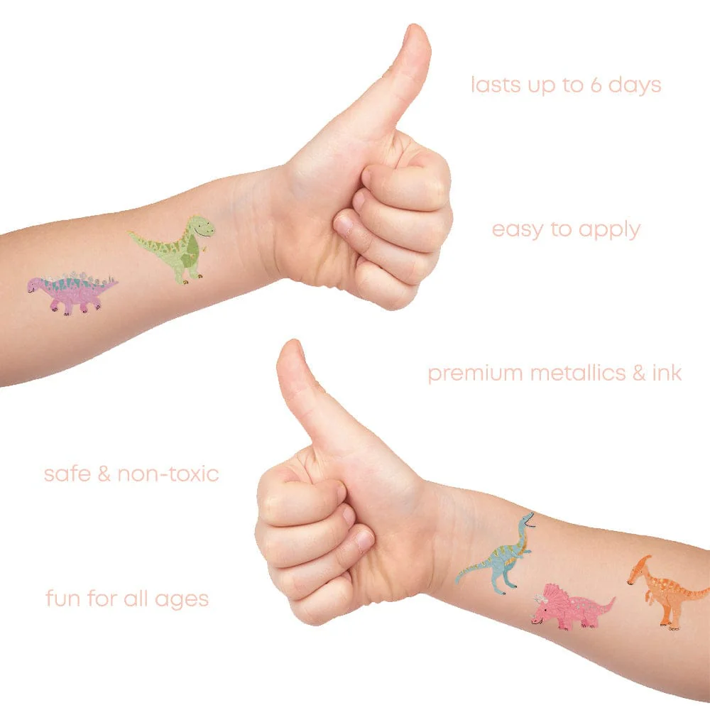 Dinosaur Variety Temporary Tattoos Set - Image 5
