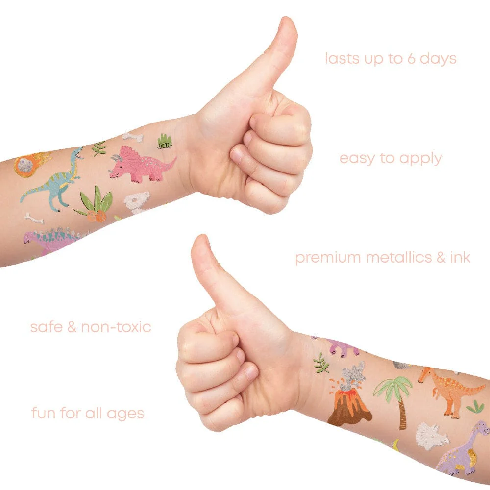 Dinosaurs Temporary Tattoos - Image 3