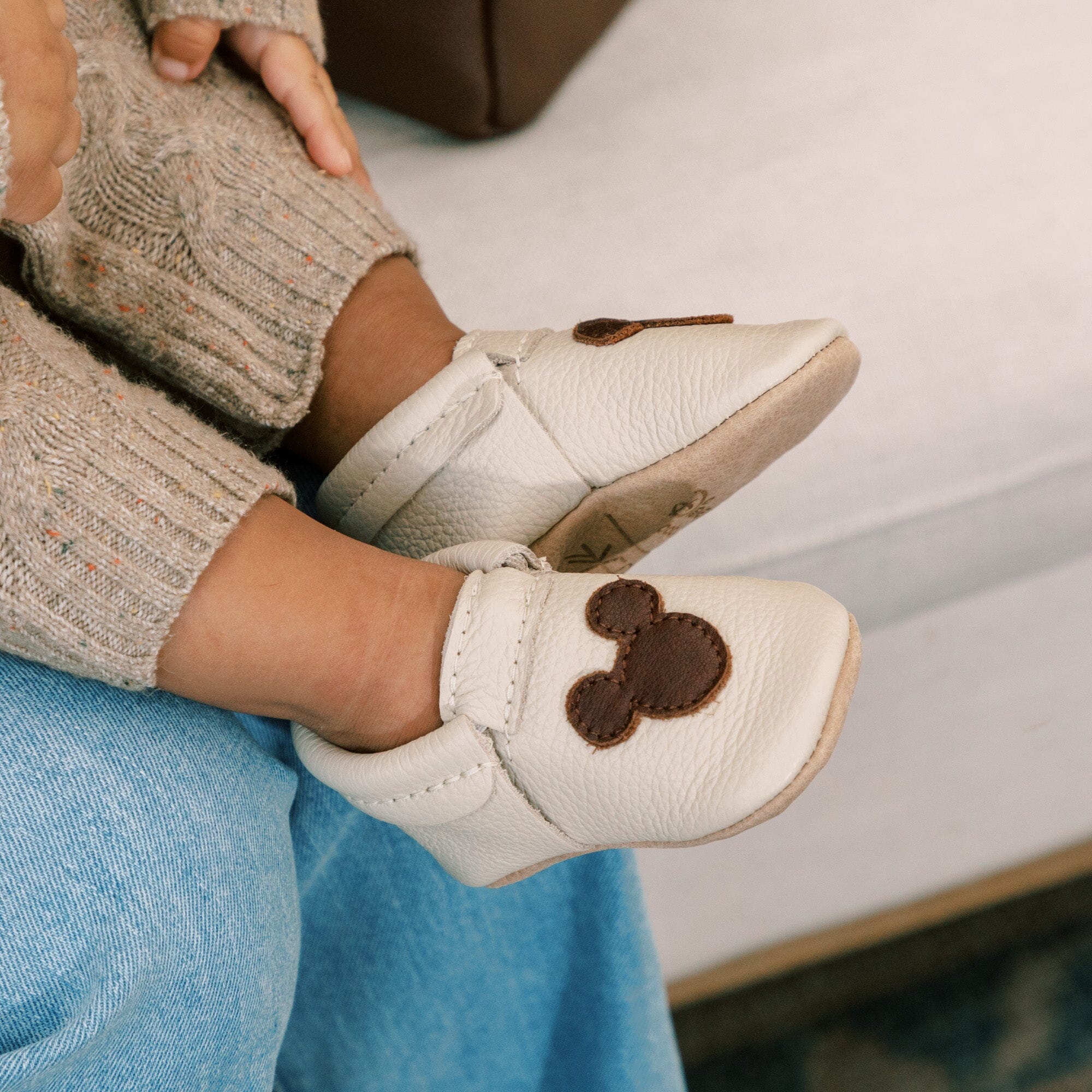 Disney Mocha Mickey Mouse City Baby Shoe - Image 5