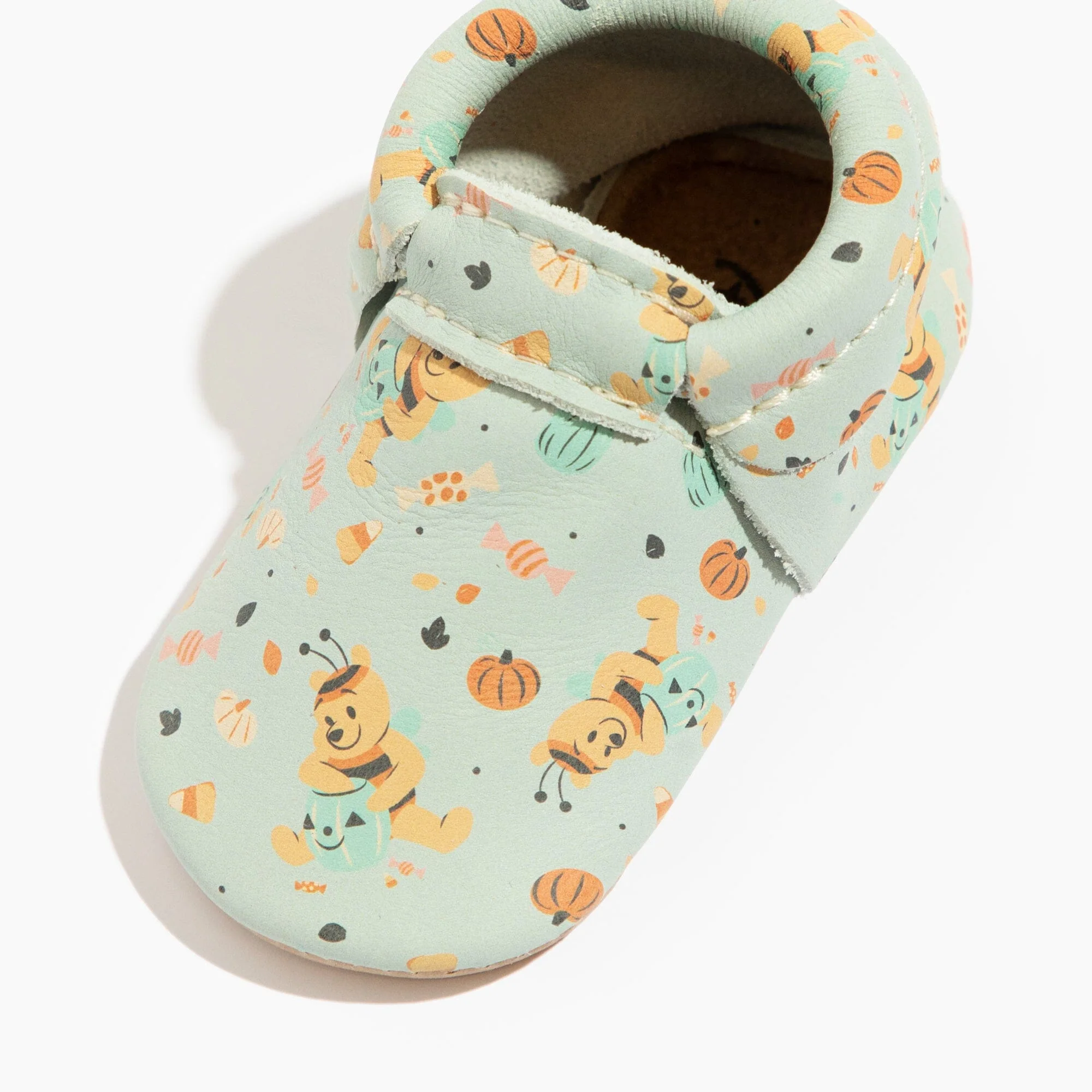 Disney Pumpkin Pooh Bear City Baby Shoe - Image 2