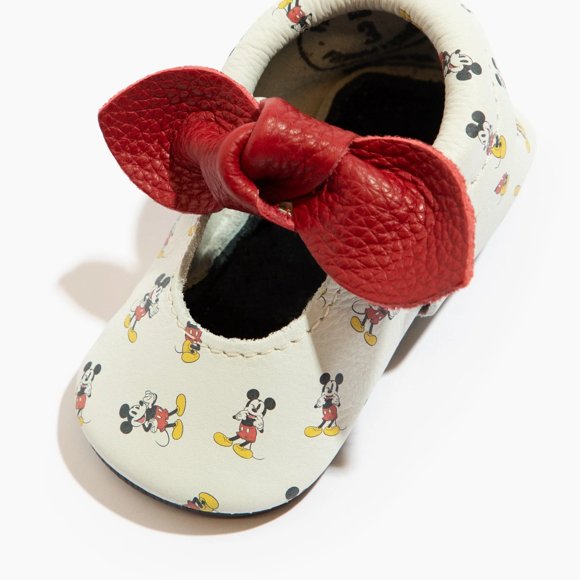 Disney Retro Mickey Mouse Knotted Bow Baby Shoe - Image 2