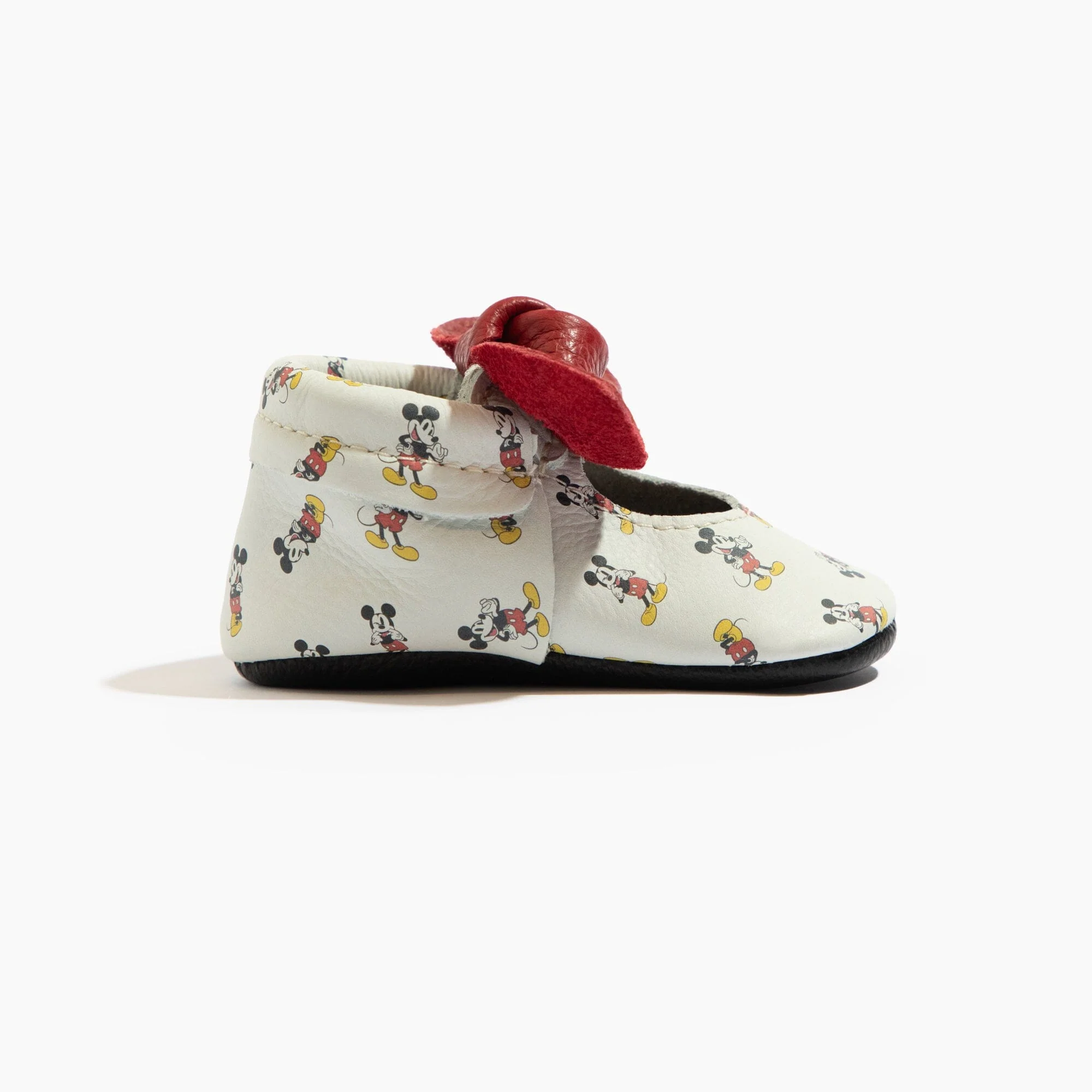 Disney Retro Mickey Mouse Knotted Bow Baby Shoe - Image 3