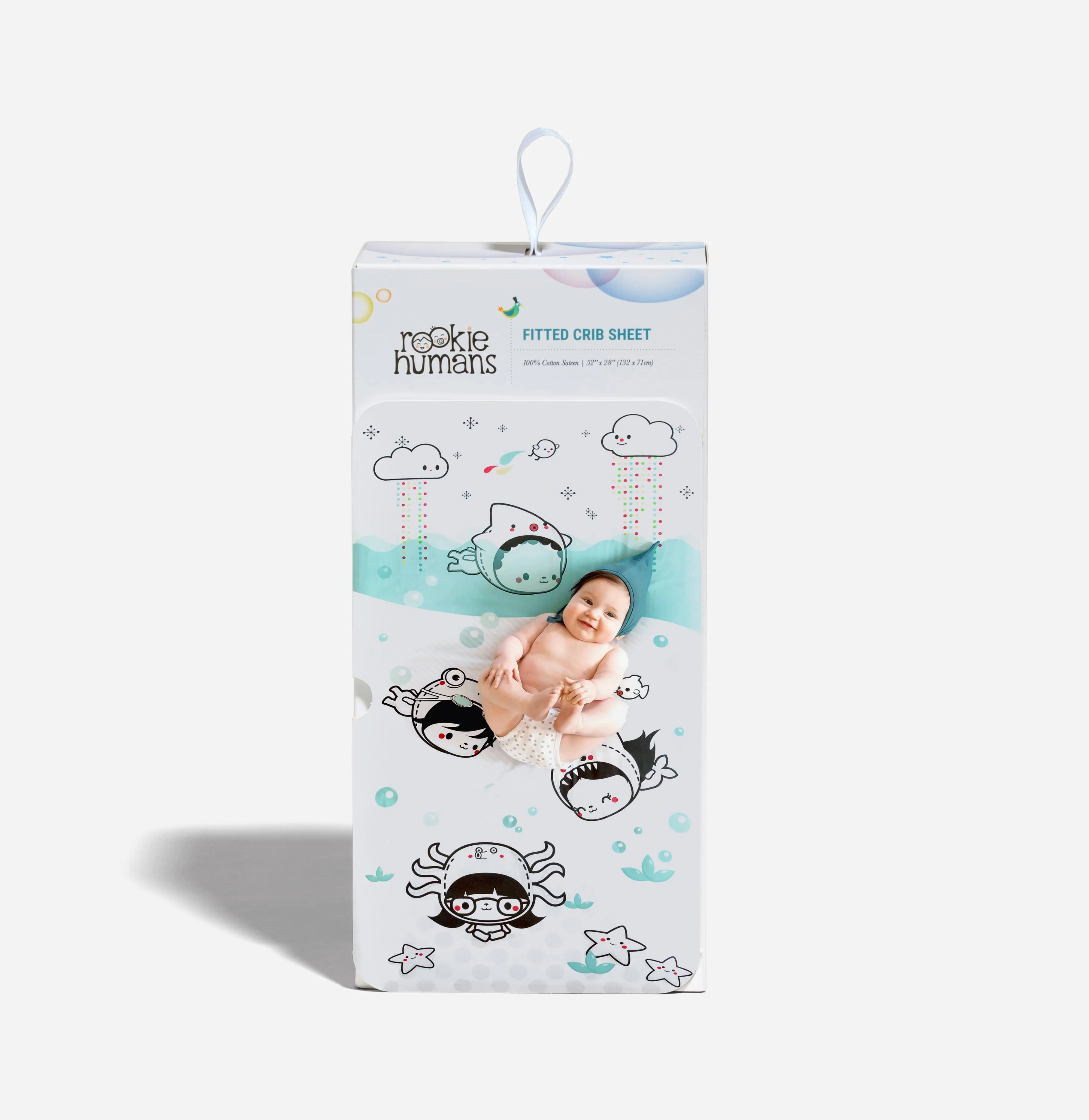 Dive In Standard Size Crib Sheet - Image 4