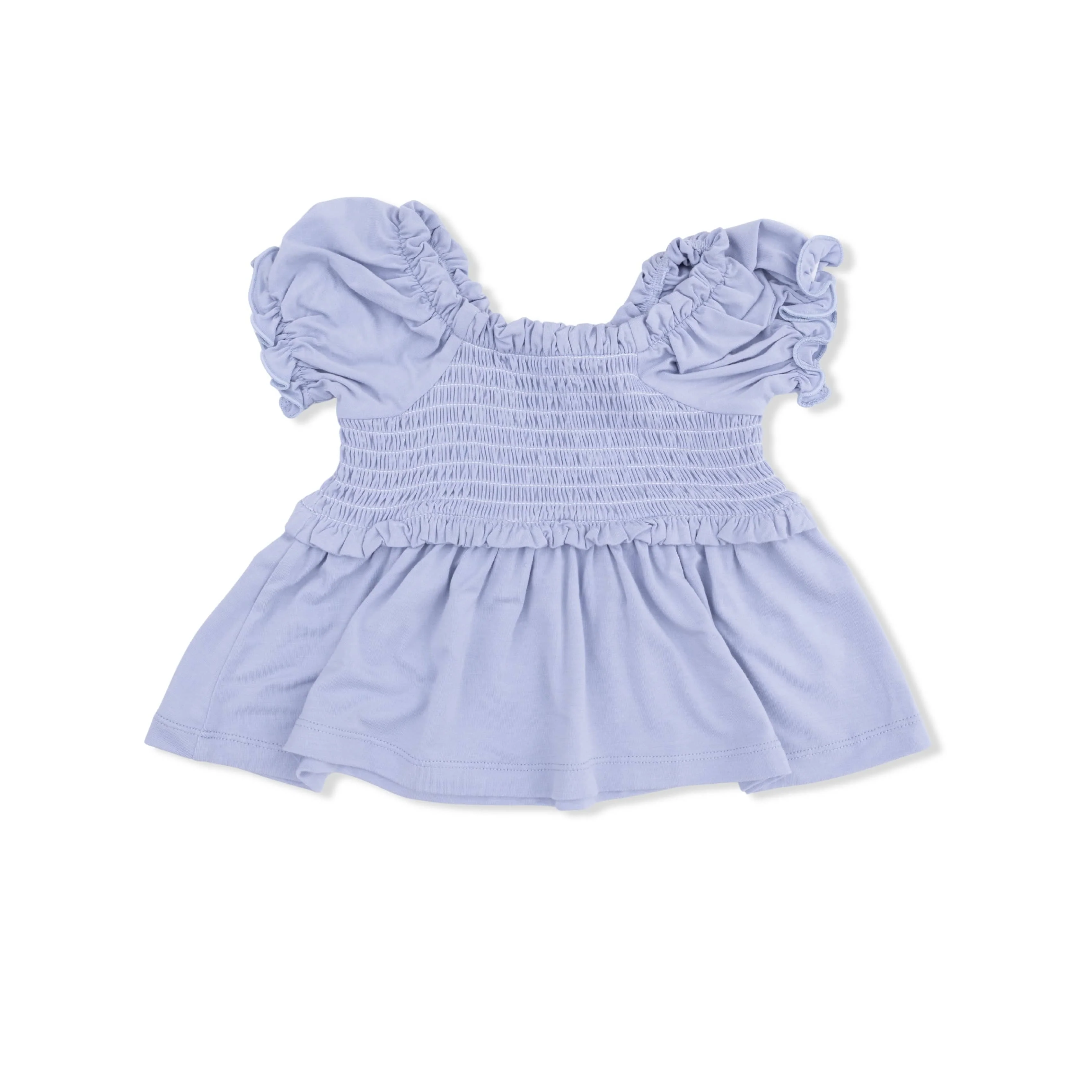 Smocked Blouse and Pant Set - Dusty Plaid - Image 5