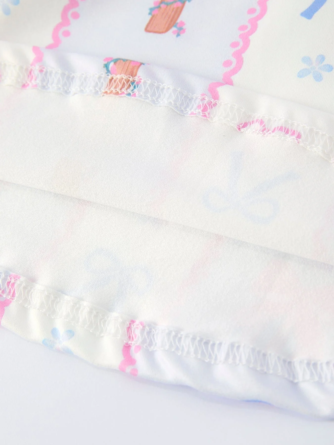 Easter Egg and Cross Print Christening Girls Dress - Image 5
