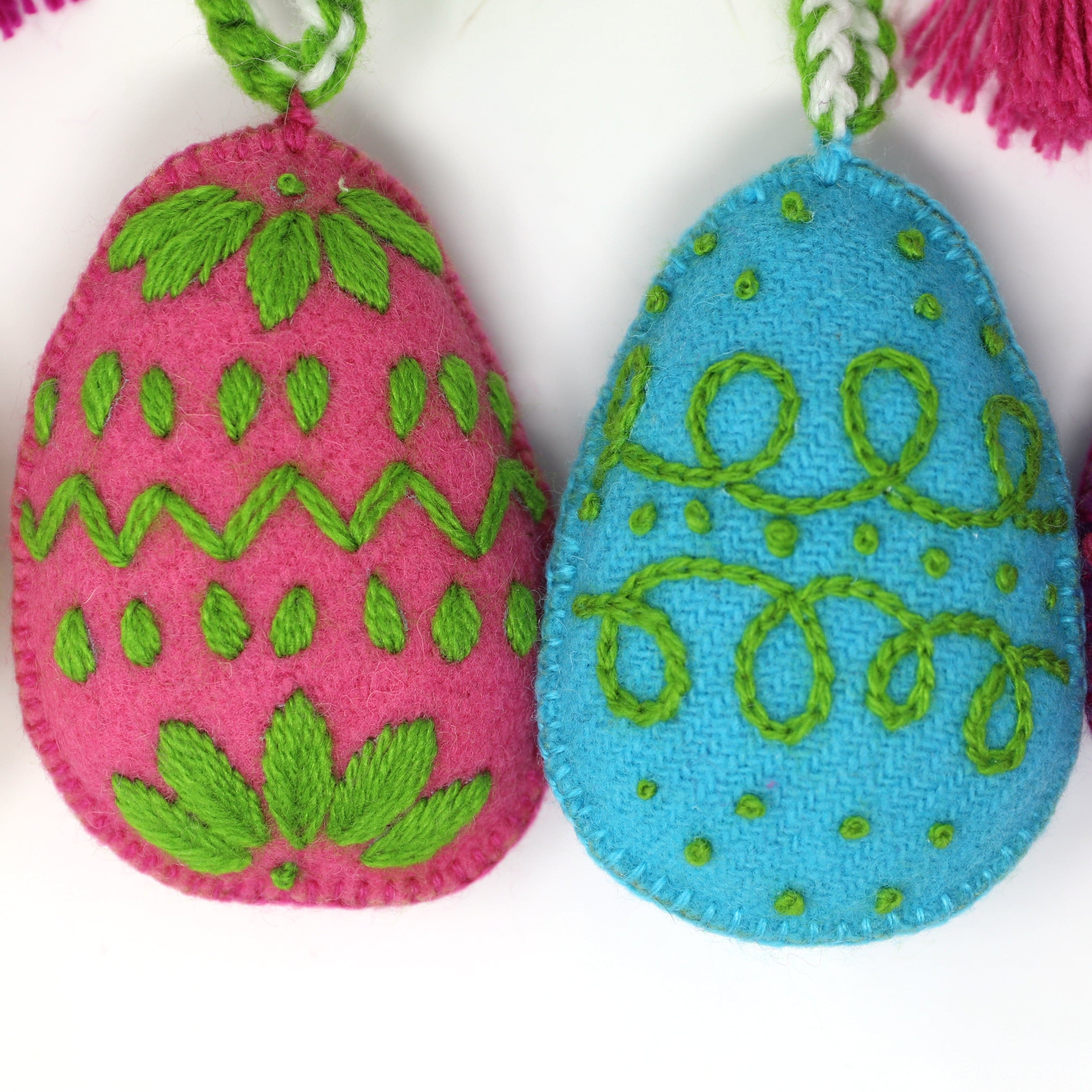 Easter Egg Garland - Bright - Image 2