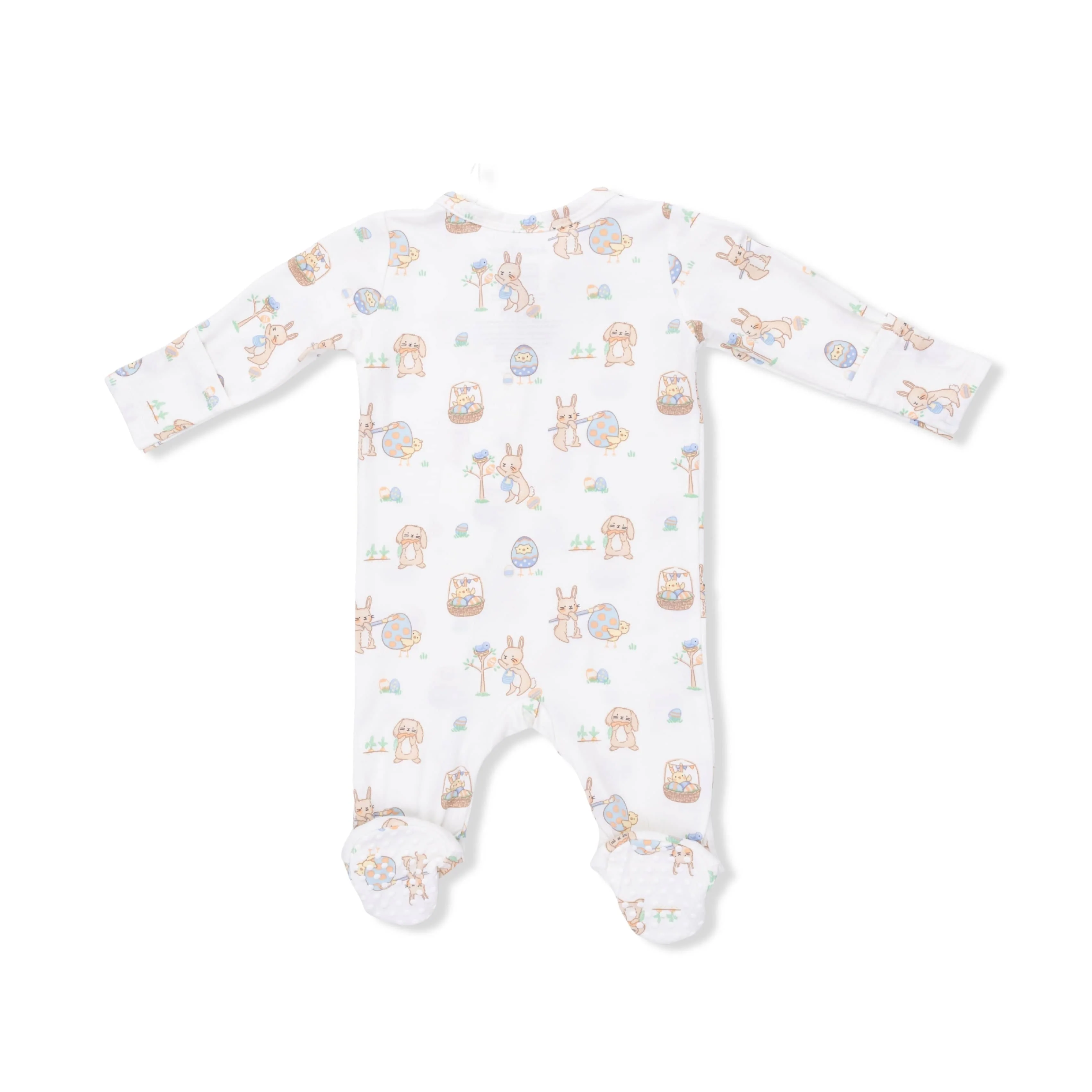 Footie with 2-Way Zipper - Easter Egg Hunt Uni - Image 3