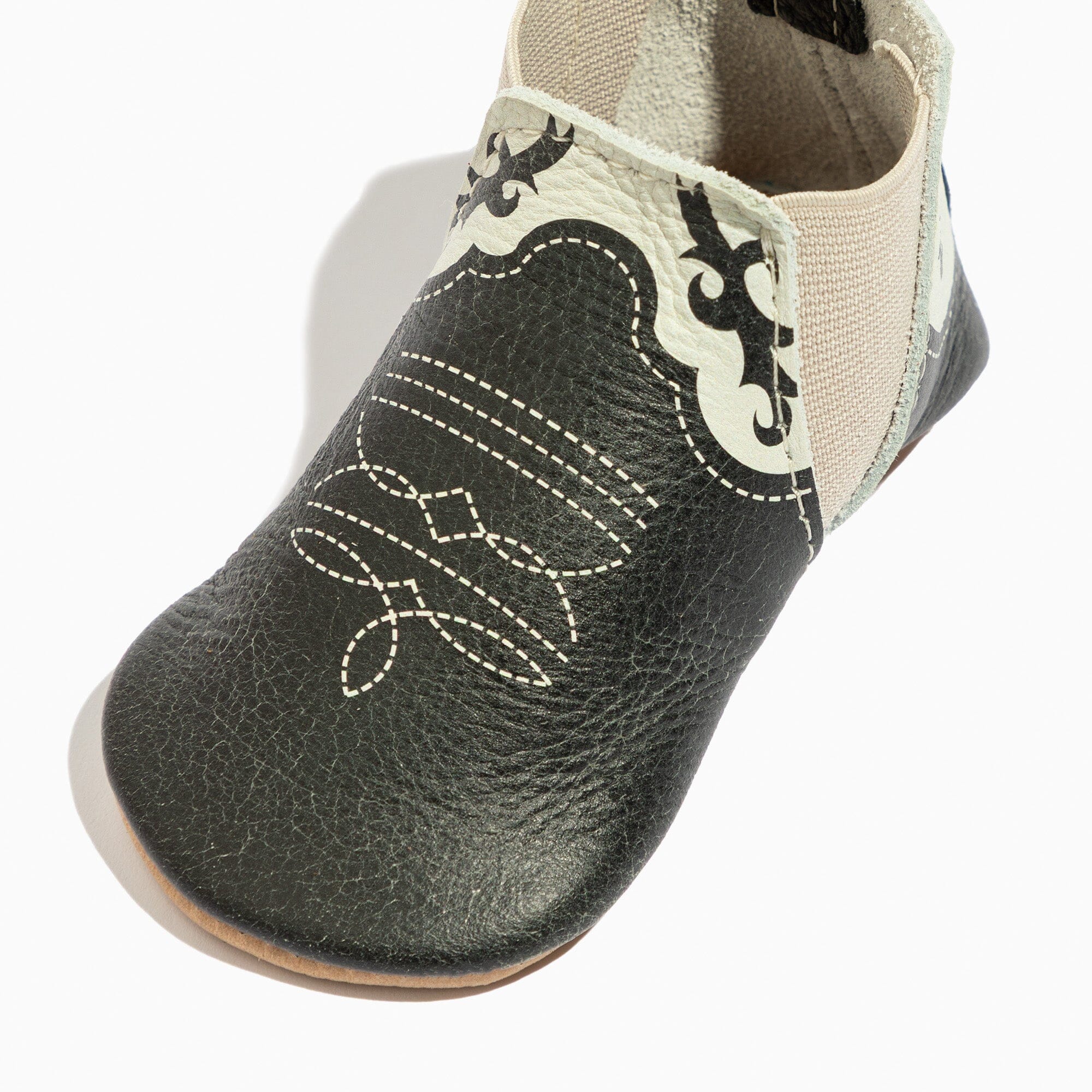 Ebony Cowboy Chelsea Boot Baby Shoe - Image 2