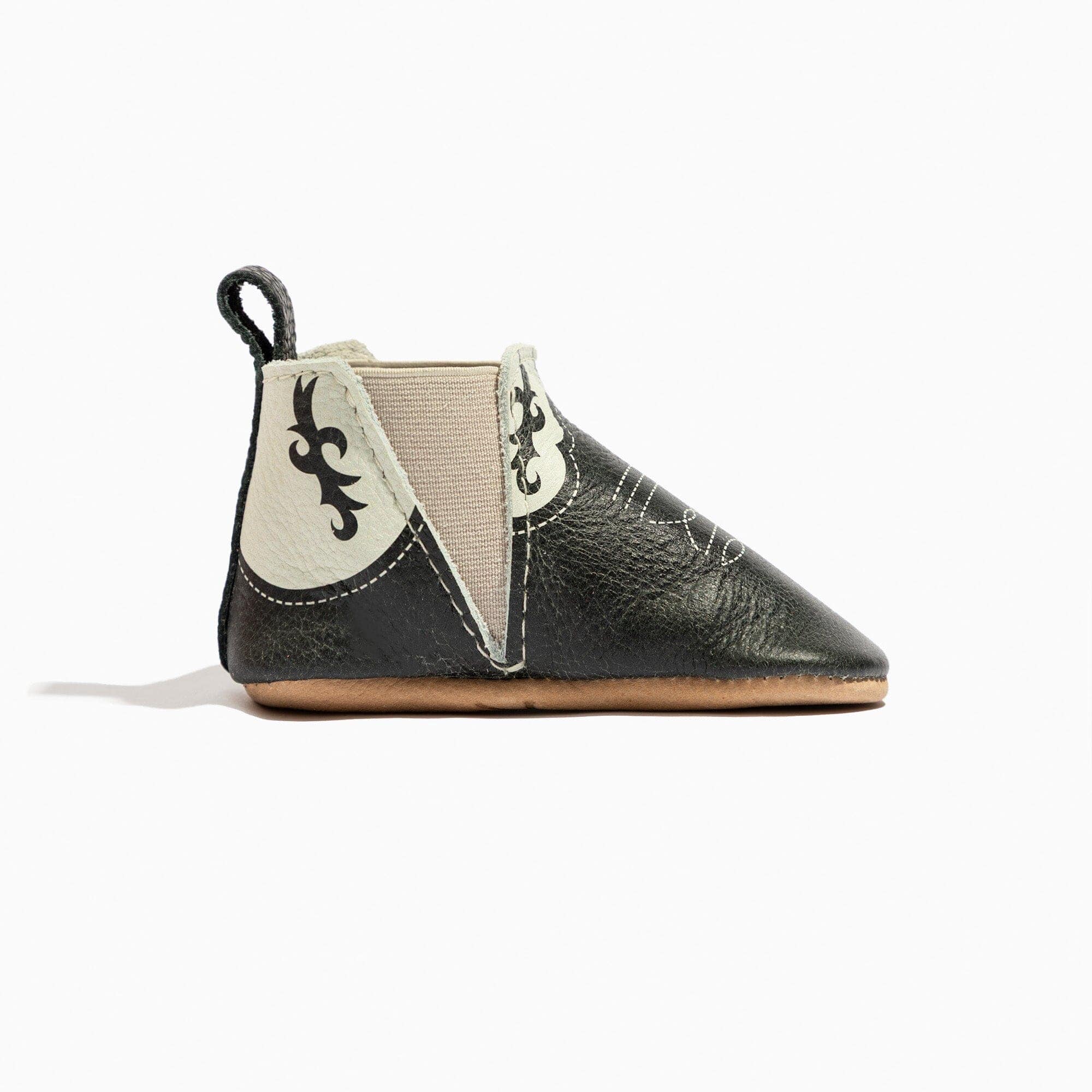 Ebony Cowboy Chelsea Boot Baby Shoe - Image 3
