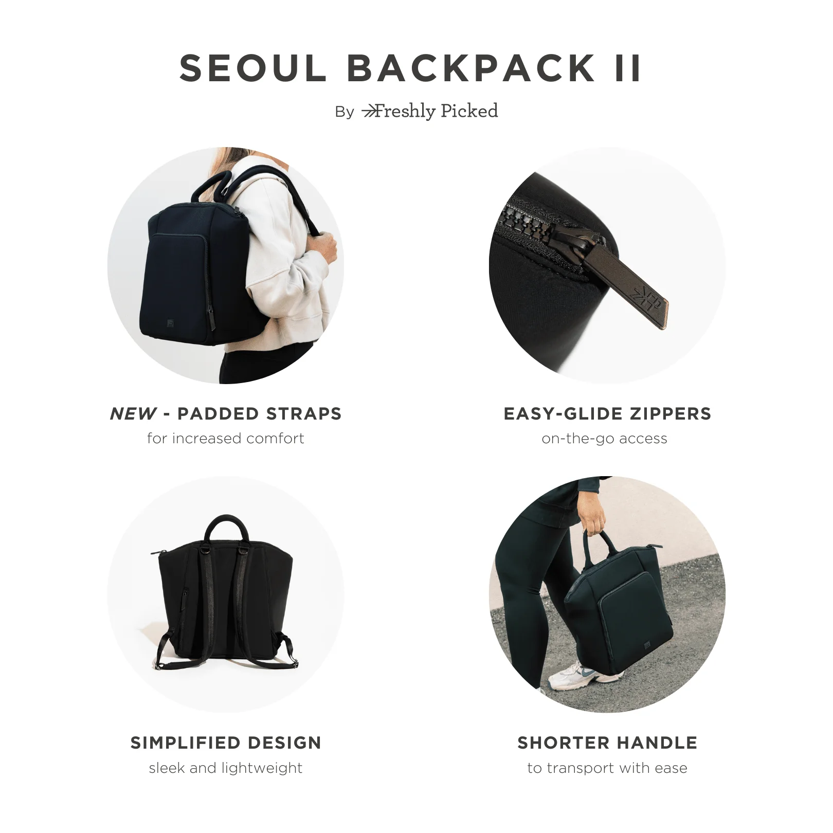 Ebony Seoul Neoprene Backpack II - Image 11