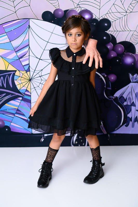Girl's Gothic Darling Party Twirl Dress