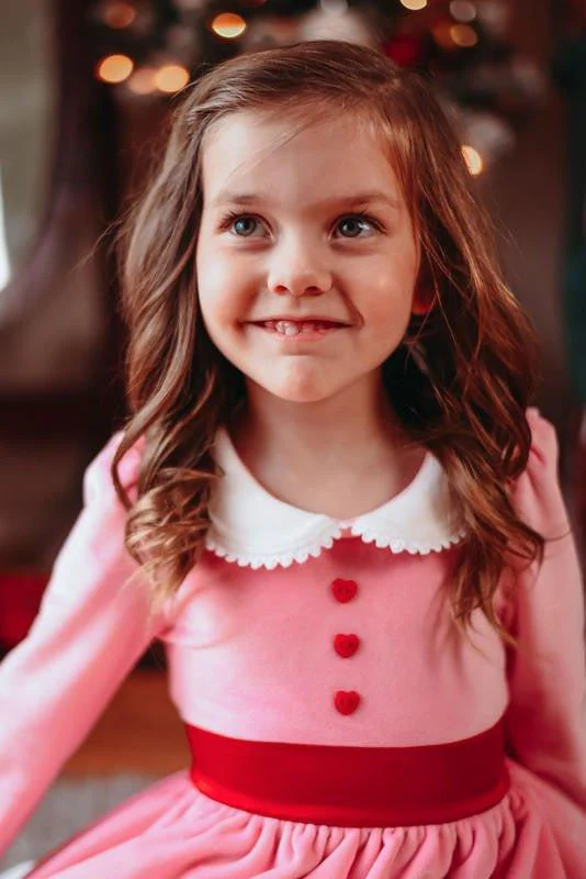 Girl's Holiday Twirl Dress - Jolly Little Helper - Image 2