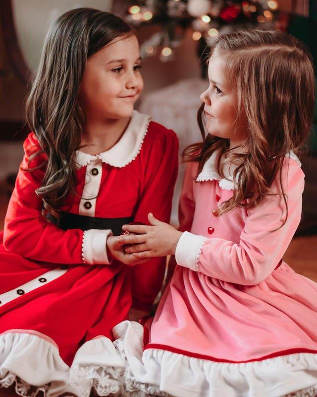 Girl's Holiday Twirl Dress - Jolly Little Helper - Image 4