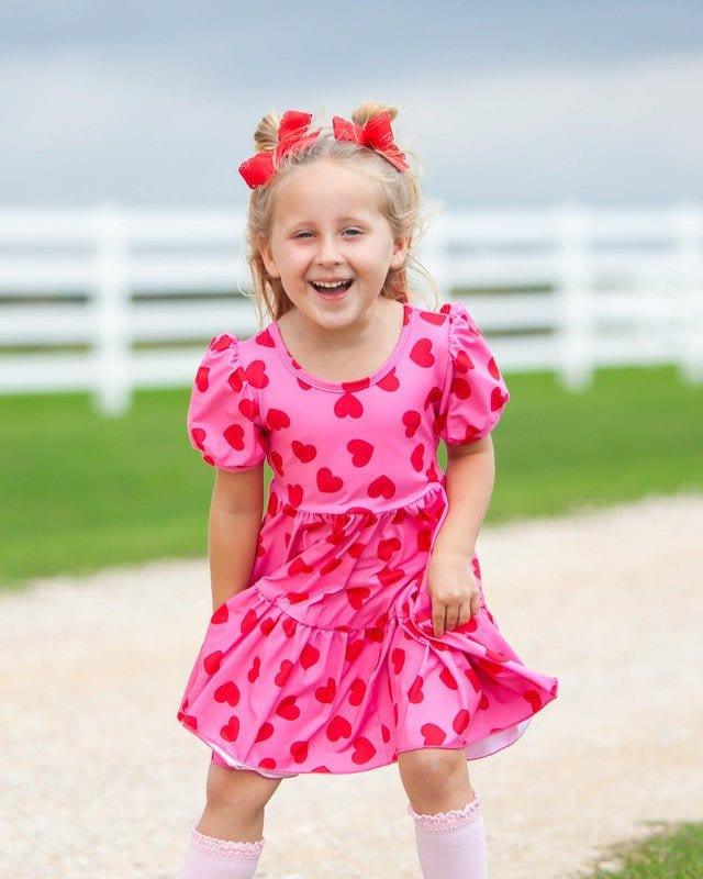 Girl's Twirl Dress - Be Mine (Hearts) - Image 6