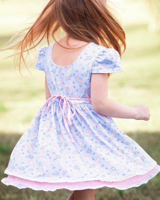 Girl's Twirl Dress - Little Bunny - Image 3