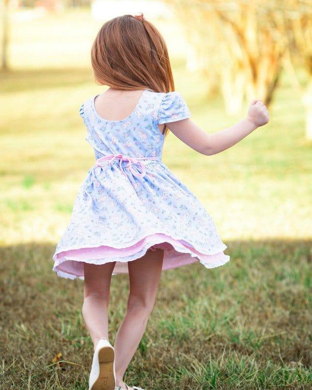 Girl's Twirl Dress - Little Bunny - Image 5
