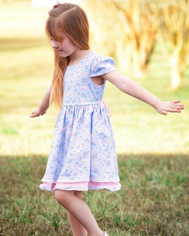 Girl's Twirl Dress - Little Bunny - Image 6