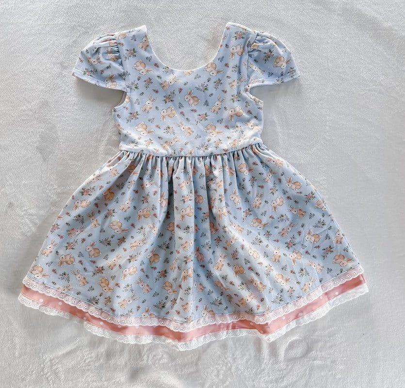 Girl's Twirl Dress - Little Bunny - Image 7