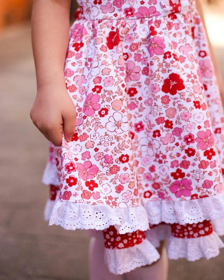 Girl's Twirl Dress - Love Blooms (Floral) - Image 2