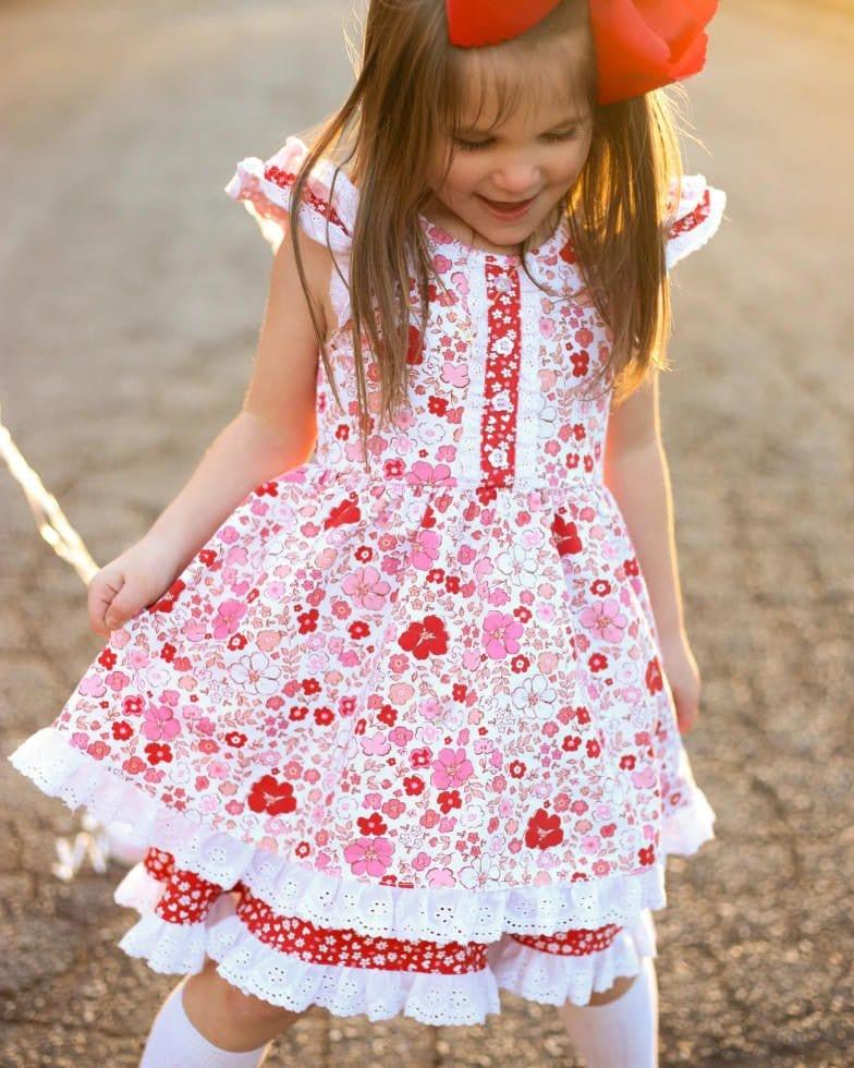 Girl's Twirl Dress - Love Blooms (Floral) - Image 4