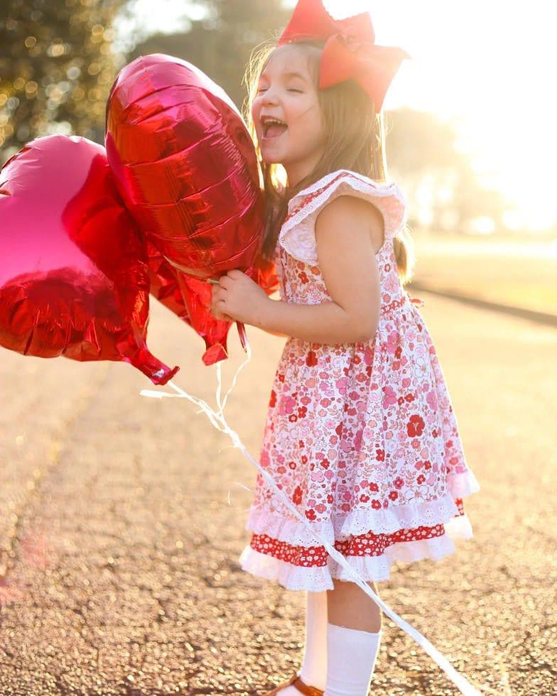 Girl's Twirl Dress - Love Blooms (Floral) - Image 5