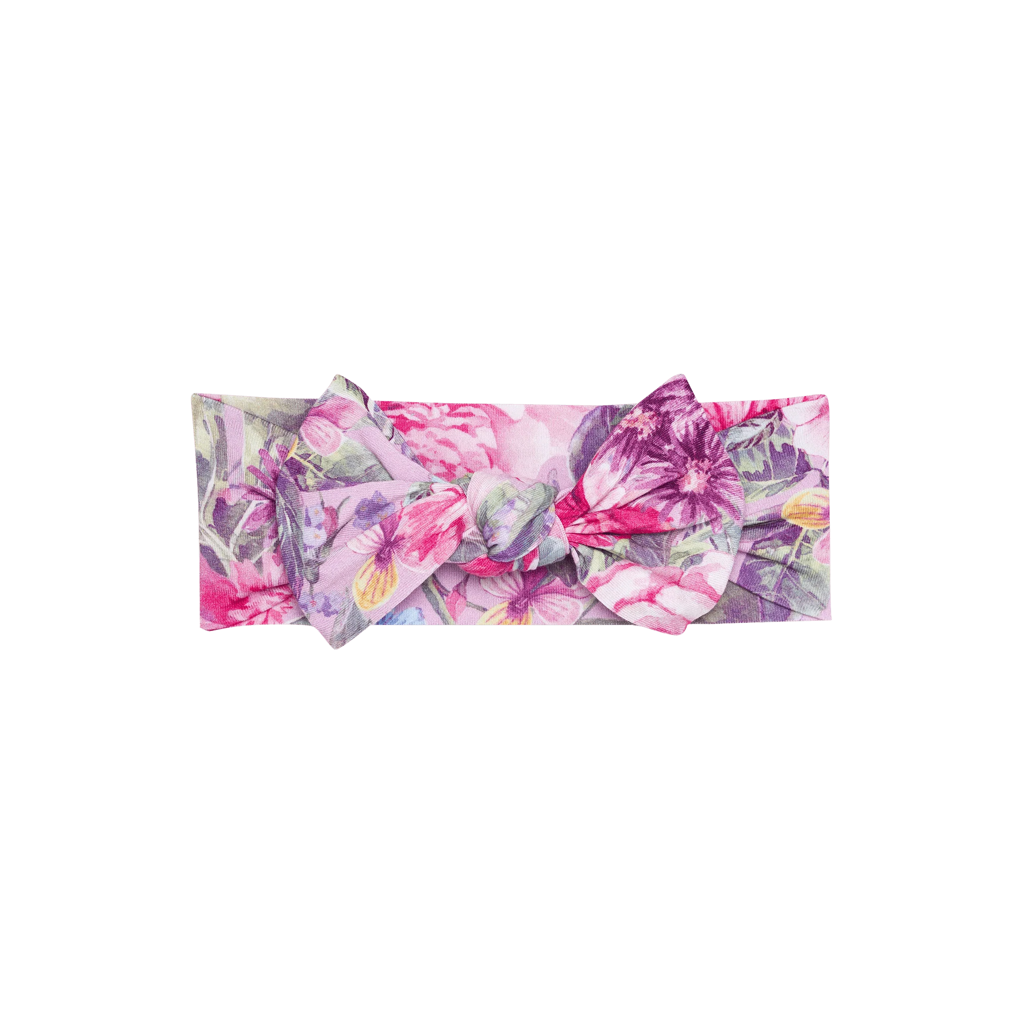 Bamboo Swaddle & Headwrap Set - Ellery Floral - Image 3