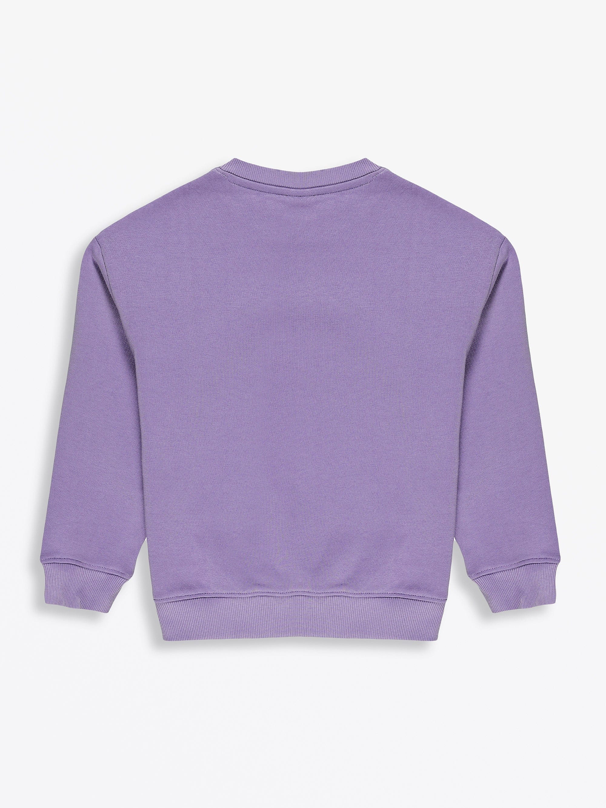 Eternal Life Purple Fleece Crewneck Sweatshirt - Image 5