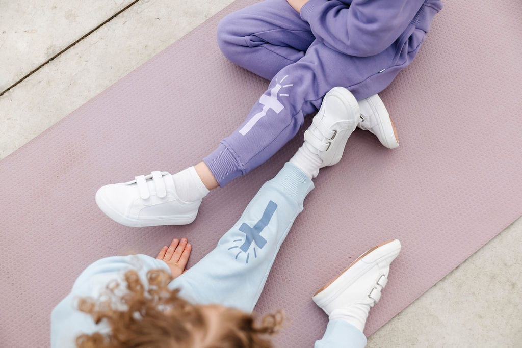 Eternal Life Purple Fleece Jogger - Image 5