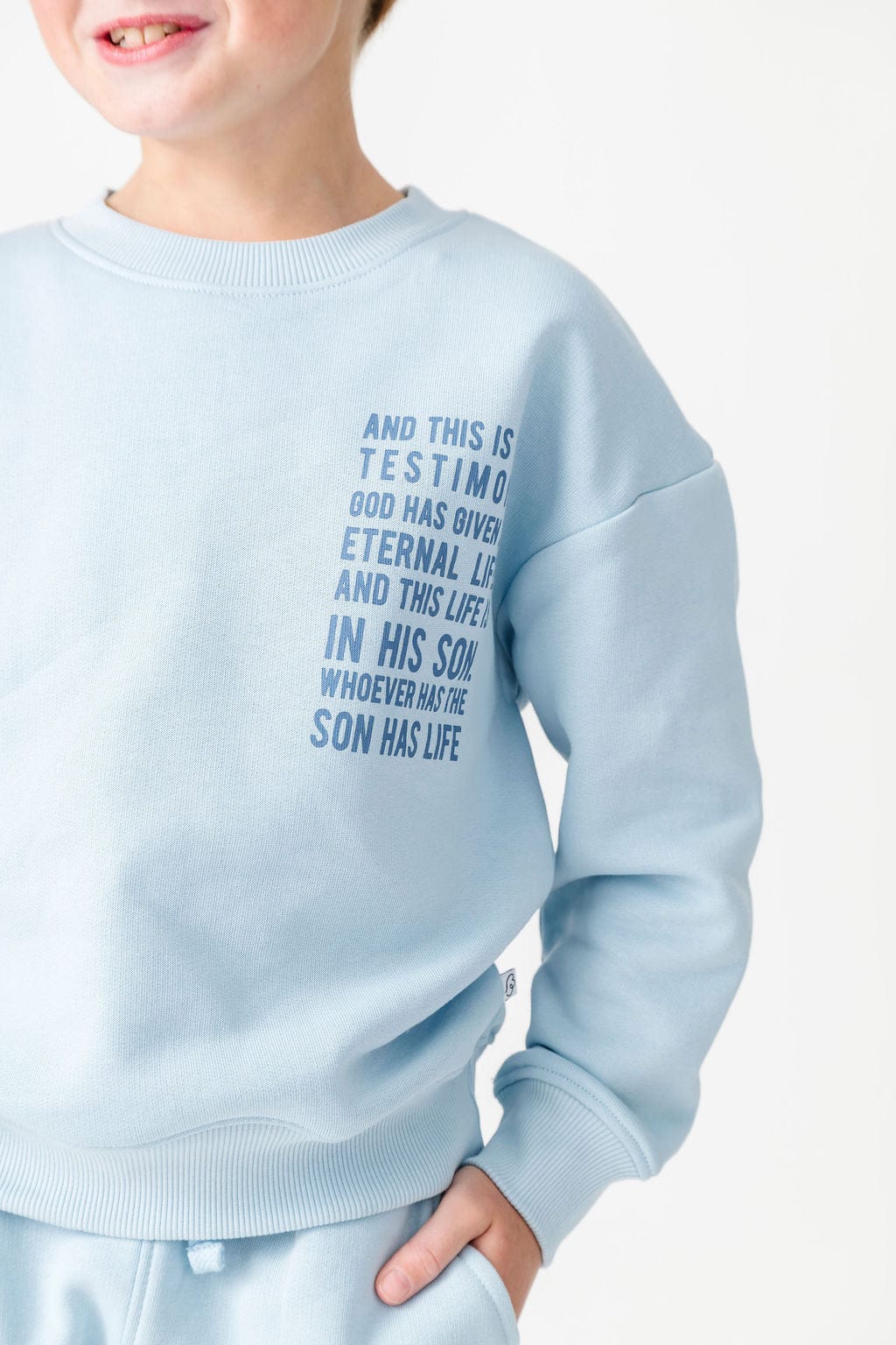 Eternal Life Skyway Fleece Crewneck Sweatshirt - Image 3