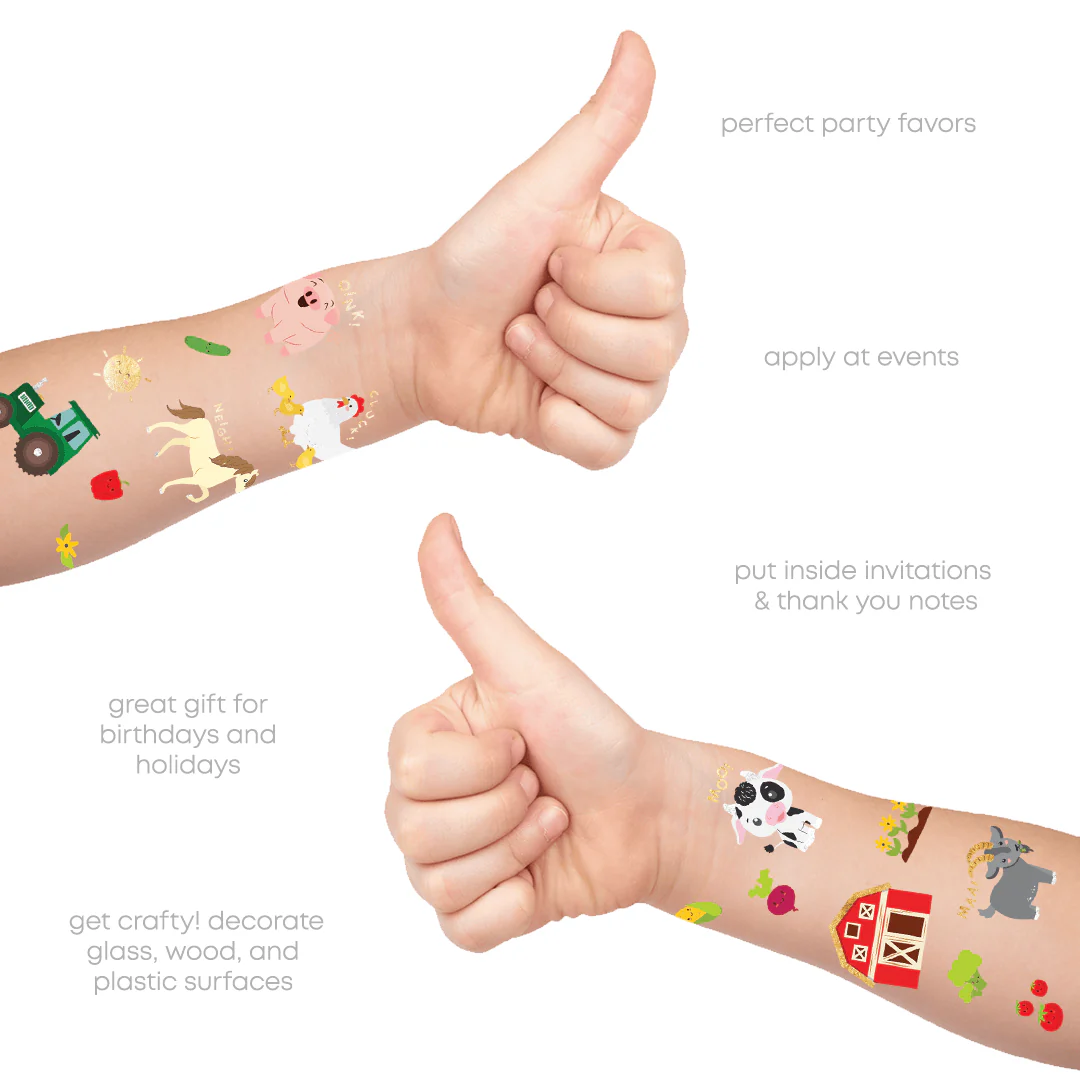 Farm Fun Temporary Tattoos - Image 5
