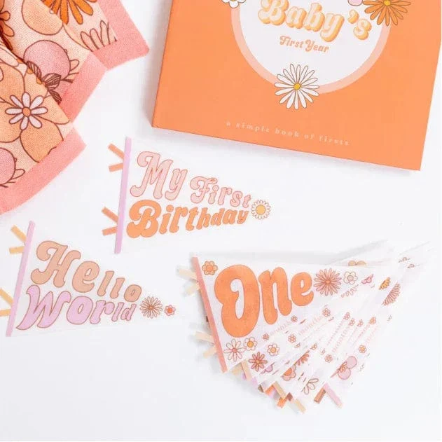 Flower Child Petit Milestone Pennant - Image 2