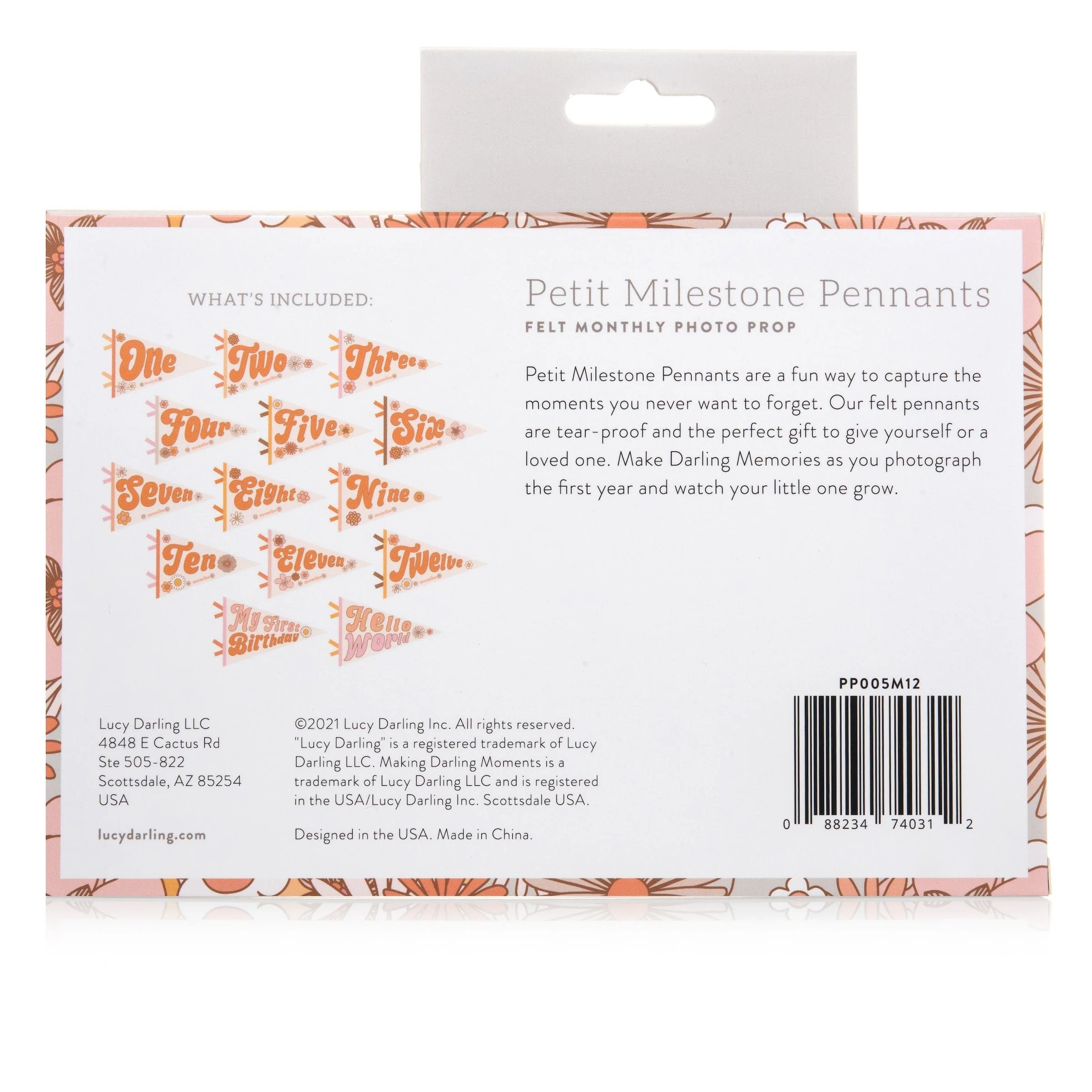 Flower Child Petit Milestone Pennant - Image 3