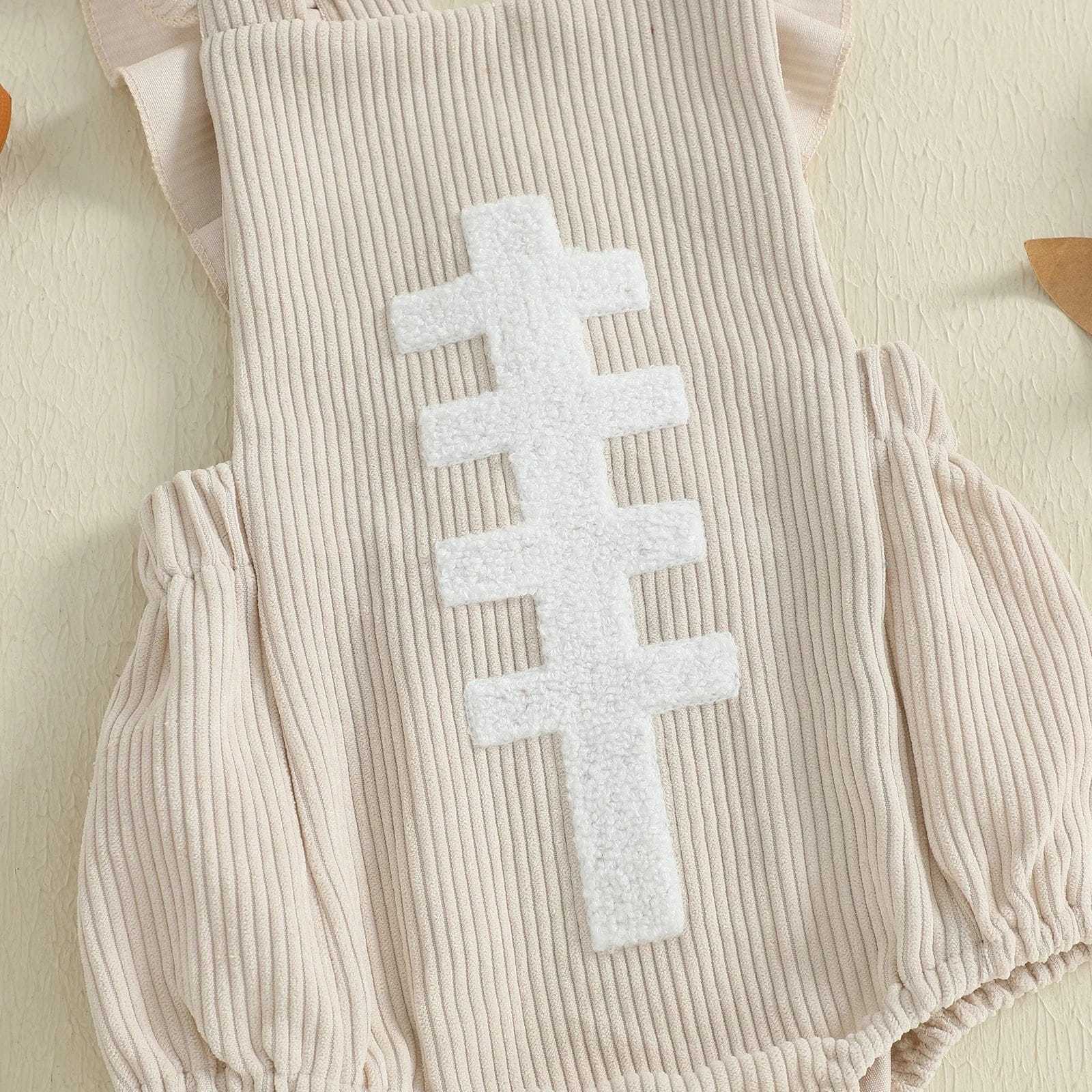 Football Embroidery Bodysuit Set - Image 8