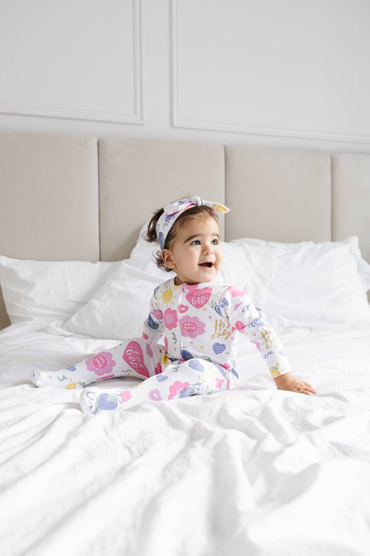 Cotton Headband - For God So Loved The World - Image 2