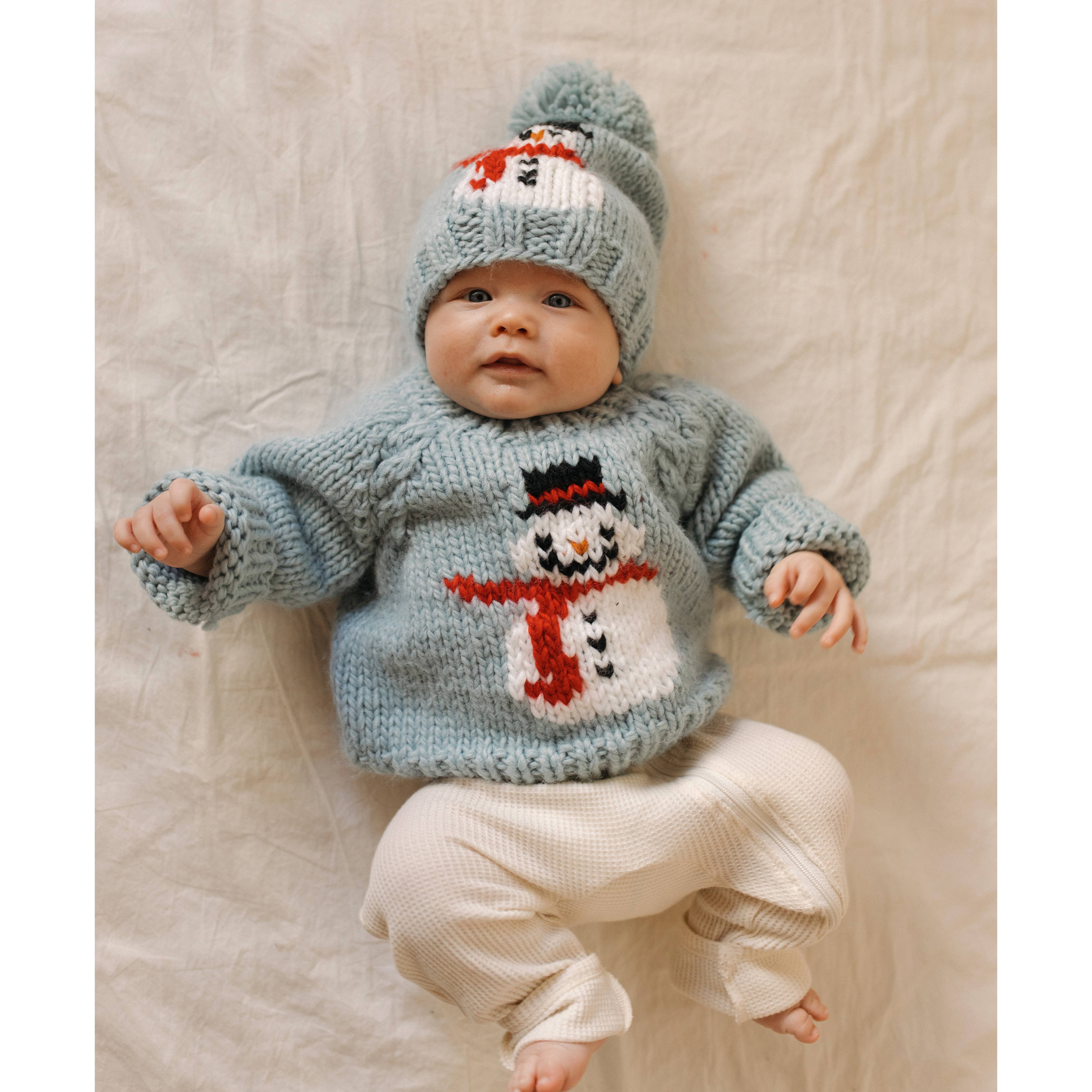 Frosty Snowman Surf Crew Neck Sweater - Image 3
