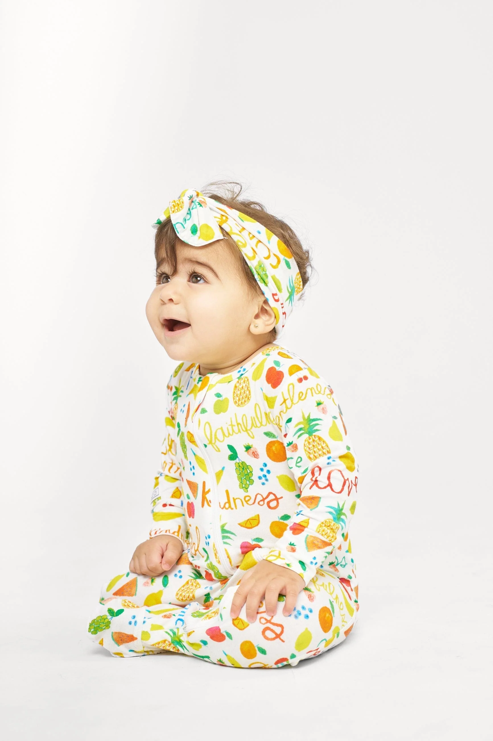 Fruit of the Spirit PJ Footed Onesie Bamboo - Image 2