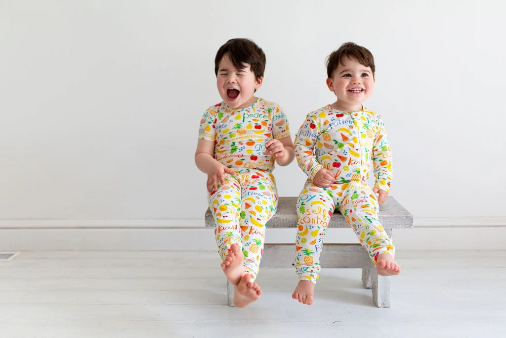 Fruit of the Spirit PJ Footless Onesie Bamboo - Image 5
