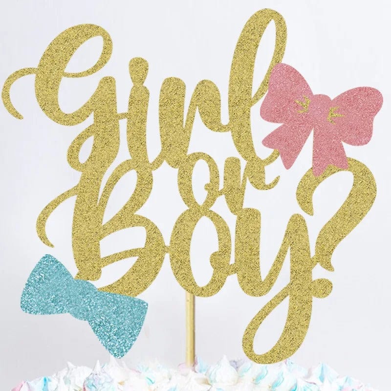 Gender Reveal Cake Topper - Image 3