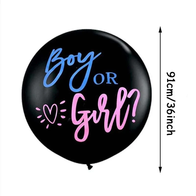 Gender Reveal Balloon with Confetti - Image 2