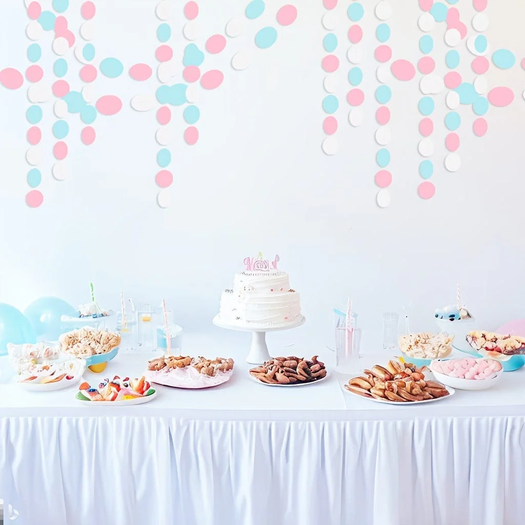 Gender Reveal Paper Garland - Image 4