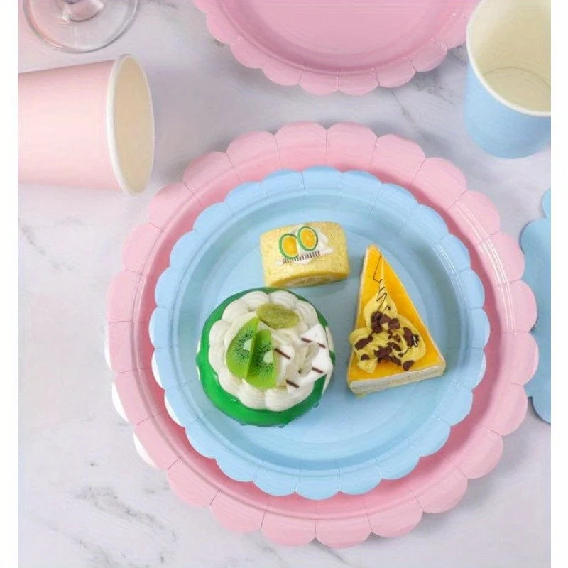 Gender Reveal Party Supplies Set - Plates, Napkins, Cups - Image 5