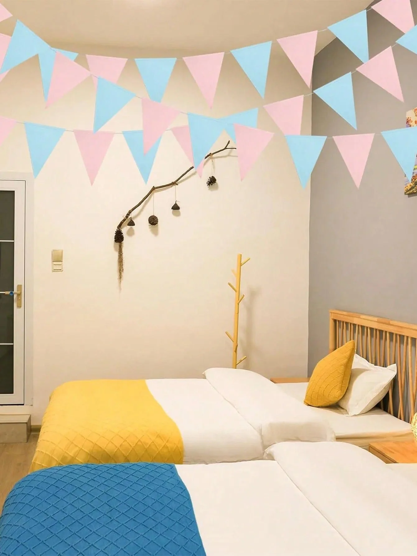 Gender Reveal Pennant Banner - Image 2