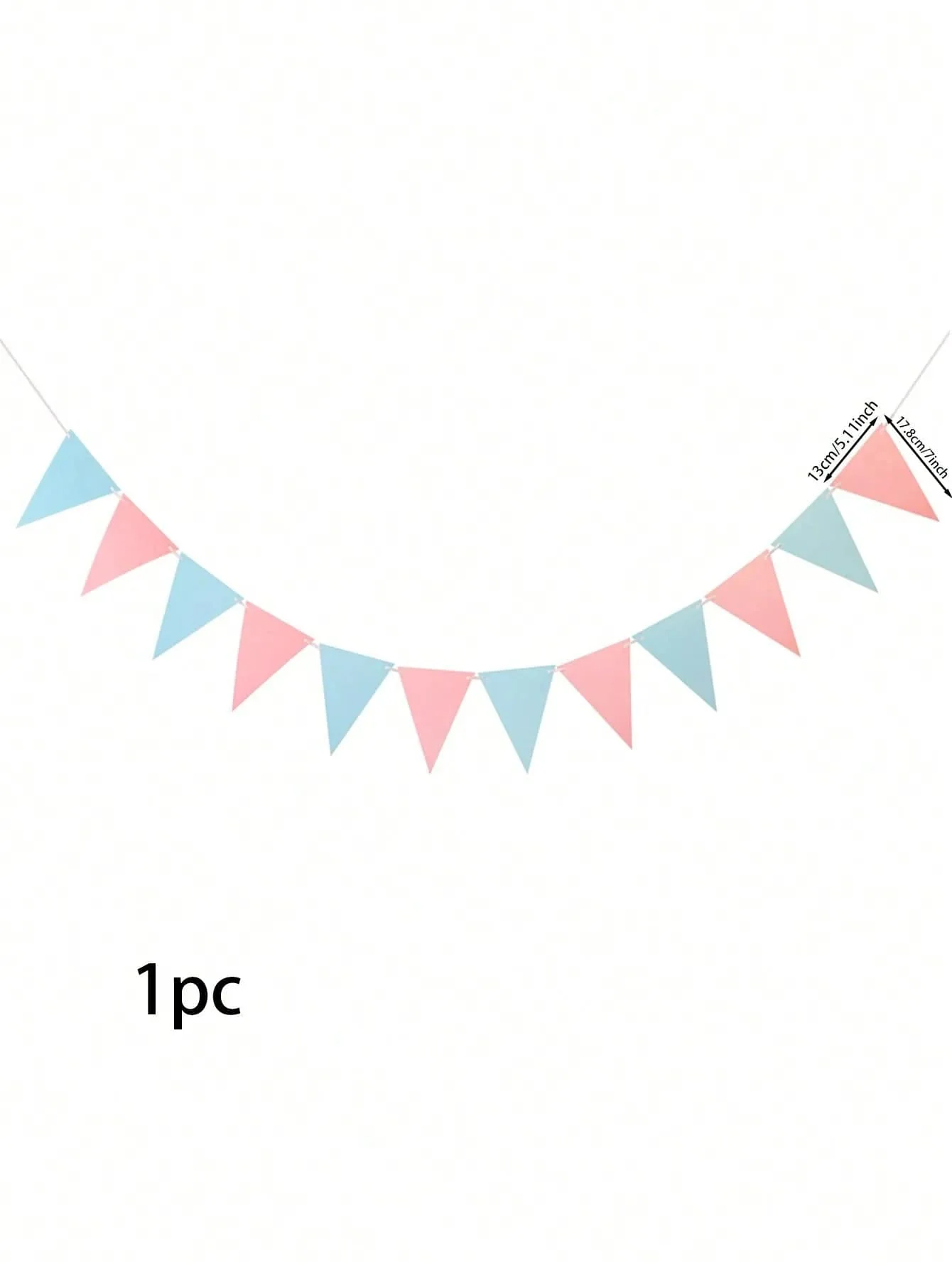 Gender Reveal Pennant Banner - Image 4