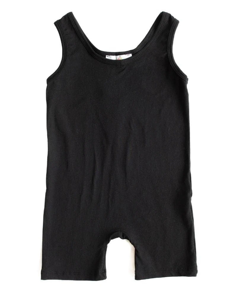 Gigi Bikeshort Romper - Black - Image 4