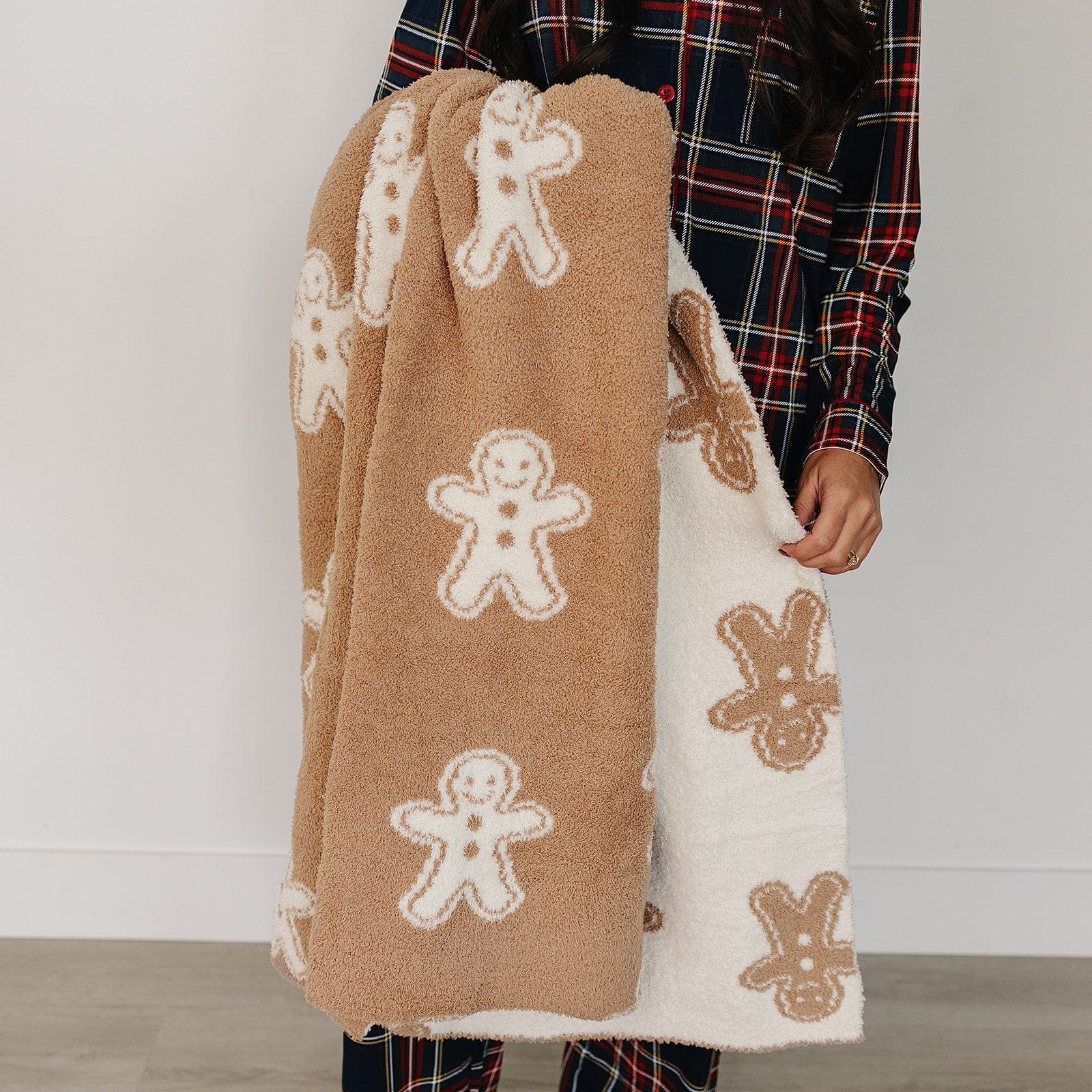 Gingerbread Plush Blanket - Image 2
