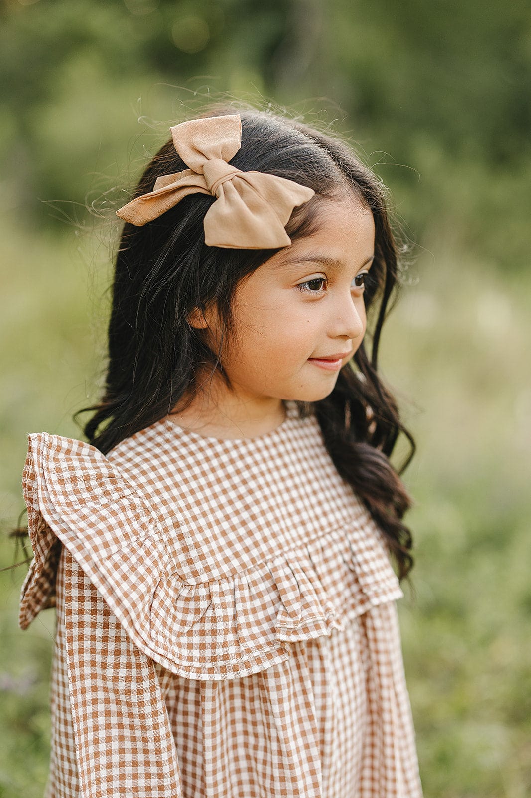 Gingham Ruffle Dress - Image 8
